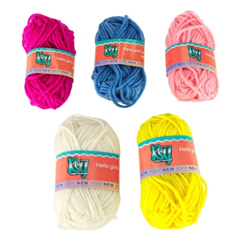 Maszyna dziewiarska zestaw do szycia robienia na drutach 5 kolorów włóczek Kik Sp. z o. o. Sp. k.