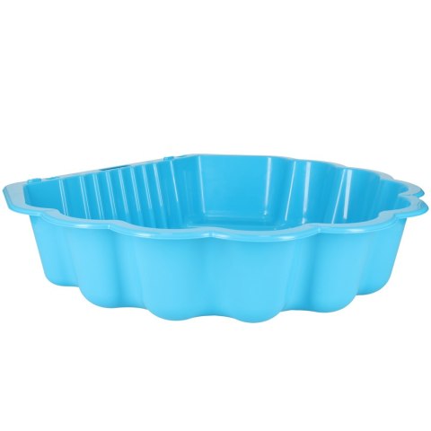 Piaskownica zamykana basen Muszelka Twins podwójna 2w1 160x87,5x19,5cm niebieska "3Toysm" Dzięgielewski Tomasz