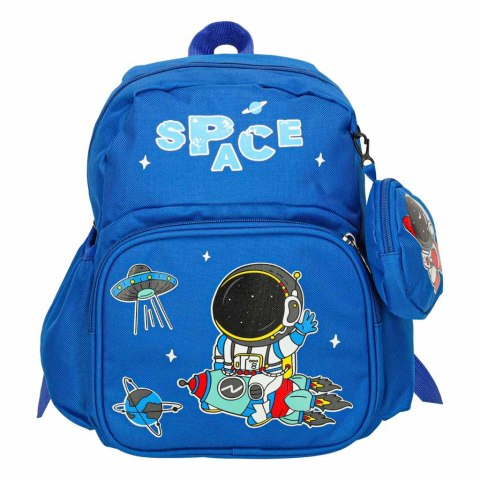 Plecak dla przedszkolaka szkolny dziecięcy astronauta 30x14x23cm Kik Sp. z o. o. Sp. k.