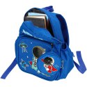 Plecak dla przedszkolaka szkolny dziecięcy astronauta 30x14x23cm Kik Sp. z o. o. Sp. k.