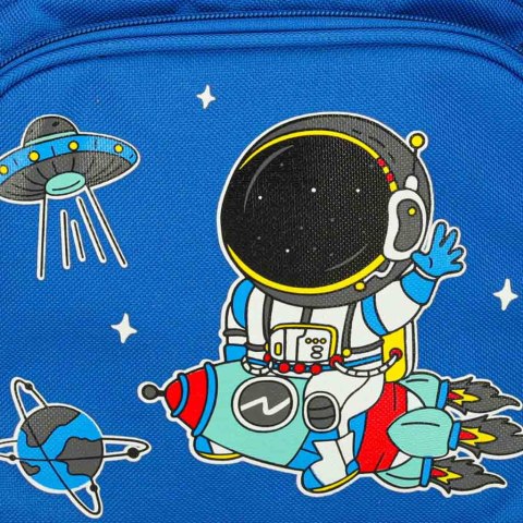 Plecak dla przedszkolaka szkolny dziecięcy astronauta 30x14x23cm Kik Sp. z o. o. Sp. k.