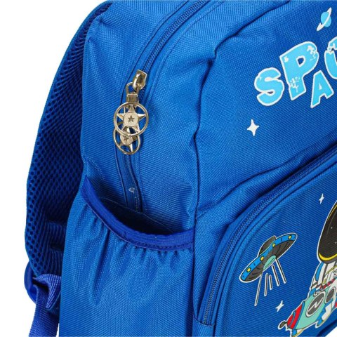 Plecak dla przedszkolaka szkolny dziecięcy astronauta 30x14x23cm Kik Sp. z o. o. Sp. k.
