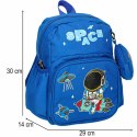 Plecak dla przedszkolaka szkolny dziecięcy astronauta 30x14x23cm Kik Sp. z o. o. Sp. k.