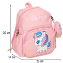 Plecak dla przedszkolaka szkolny dziecięcy jednorożec 30x14x23cm Kik Sp. z o. o. Sp. k.