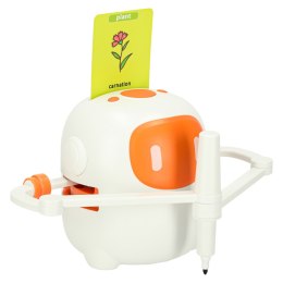 Robot edukacyjny interaktywny nauka rysowania pisania zestaw fiszki mazaki pomarańczowy Kik Sp. z o. o. Sp. k.