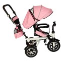Rowerek trójkołowy Trike Fix V3 rower spacerówka 3w1 obracany 360 wolne koło różowy Kik Sp. z o. o. Sp. k.