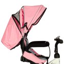 Rowerek trójkołowy Trike Fix V3 rower spacerówka 3w1 obracany 360 wolne koło różowy Kik Sp. z o. o. Sp. k.
