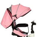 Rowerek trójkołowy Trike Fix V3 rower spacerówka 3w1 obracany 360 wolne koło różowy Kik Sp. z o. o. Sp. k.