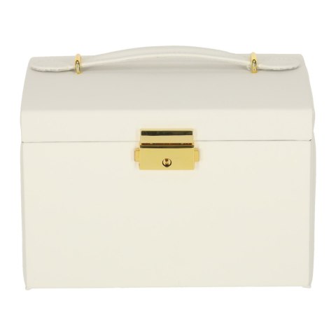 Szkatułka kuferek na biżuterię z szufladami biała Kik Sp. z o. o. Sp. k.