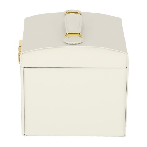 Szkatułka kuferek na biżuterię z szufladami biała Kik Sp. z o. o. Sp. k.