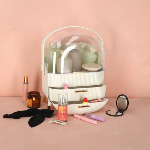 Szkatułka organizer na kosmetyki szafka biała Kik Sp. z o. o. Sp. k.