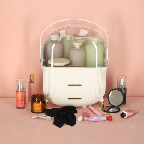 Szkatułka organizer na kosmetyki szafka biała Kik Sp. z o. o. Sp. k.