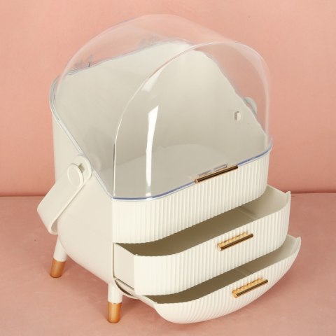 Szkatułka organizer na kosmetyki szafka biała Kik Sp. z o. o. Sp. k.