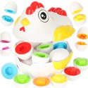 Układanka edukacyjna sorter dopasuj kształty jajka 12 szt. kura Kik Sp. z o. o. Sp. k.