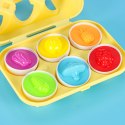 Układanka edukacyjna sorter dopasuj kształty jajka montessori owoce warzywa 6szt Kik Sp. z o. o. Sp. k.