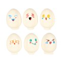 Układanka edukacyjna sorter dopasuj kształty jajka montessori zwierzątka 6 szt Kik Sp. z o. o. Sp. k.