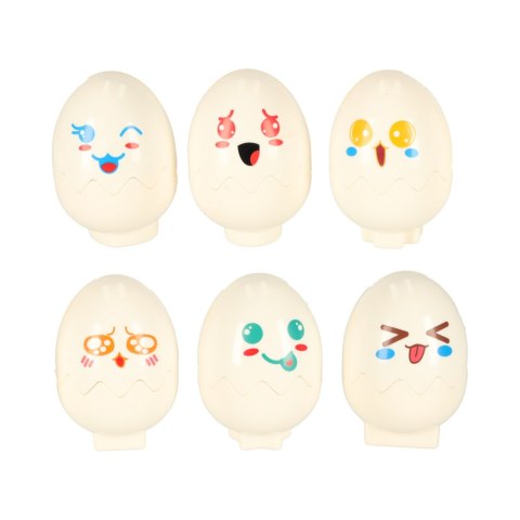 Układanka edukacyjna sorter dopasuj kształty jajka montessori zwierzątka 6 szt Kik Sp. z o. o. Sp. k.