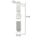 Wiatrak biurkowy wentylator mini ręczny składany wiatraczek przenośny USB biały Kik Sp. z o. o. Sp. k.