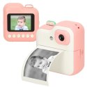 Aparat fotograficzny natychmiastowy drukarka termiczna + wkłady karta 32GB różowy Kik Sp. z o. o. Sp. k.