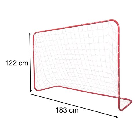 Bramka piłkarska do piłki nożnej dla dzieci treningowa 183 x 122 x 61 cm Kik Sp. z o. o. Sp. k. Bramka piłkarska do piłki nożnej dla dzieci treningowa 183 x 122 x 61 cm Kik Sp. z o. o. Sp. k.