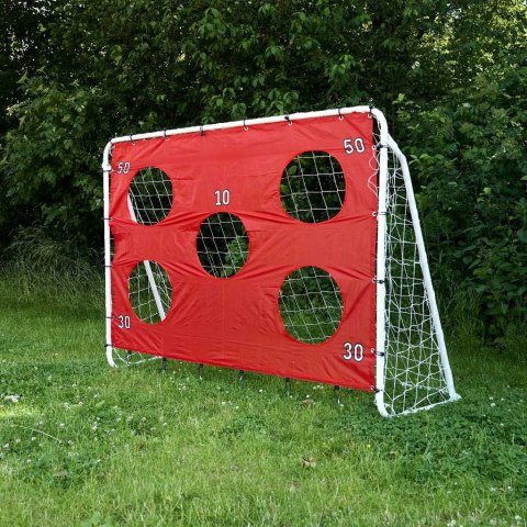 Bramka piłkarska do piłki nożnej dla dzieci treningowa 2w1 + mata celności 215 x 153 x 76 cm Kik Sp. z o. o. Sp. k. Bramka piłkarska do piłki nożnej dla dzieci treningowa 2w1 + mata celności 215 x 153 x 76 cm Kik Sp. z o. o. Sp. k.