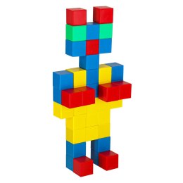 Klocki magnetyczne sześcienne kostka sześcian figury magnes 64 el. Kik Sp. z o. o. Sp. k.