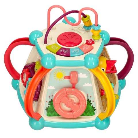 Kostka edukacyjna interaktywna nakarm ptaszka 7w1 Bibi-inn Kik Sp. z o. o. Sp. k.