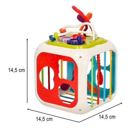 Kostka edukacyjna sorter cymbałki 7w1 Bibi-inn Kik Sp. z o. o. Sp. k.