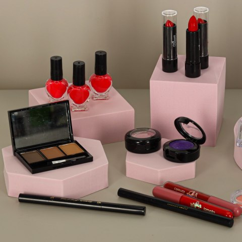 Kuferek zestaw kosmetyków do makijażu domowe spa walizka XXL Kik Sp. z o. o. Sp. k.