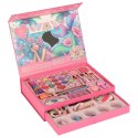 Kuferek zestaw kosmetyków do makijażu i paznokci makeup kosmetyki cienie lakiery szuflady syrenka Kik Sp. z o. o. Sp. k.