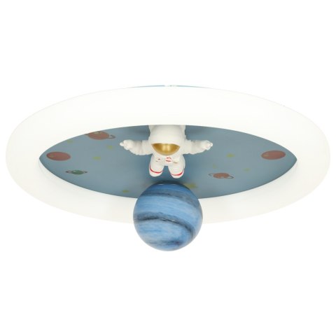 Lampa LED sufitowa plafon do pokoju dziecięcego ściemniana LUMELA + pilot astronauta Kik Sp. z o. o. Sp. k.