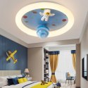 Lampa LED sufitowa plafon do pokoju dziecięcego ściemniana LUMELA + pilot astronauta Kik Sp. z o. o. Sp. k.