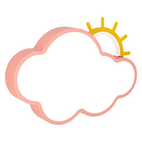 Lampa LED sufitowa plafon do pokoju dziecięcego ściemniana LUMELA + pilot chmurka różowa Kik Sp. z o. o. Sp. k.