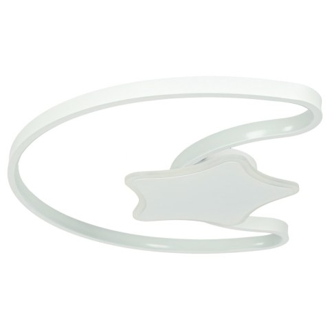 Lampa LED sufitowa plafon do pokoju dziecięcego ściemniana LUMELA + pilot księżyc biała Kik Sp. z o. o. Sp. k.