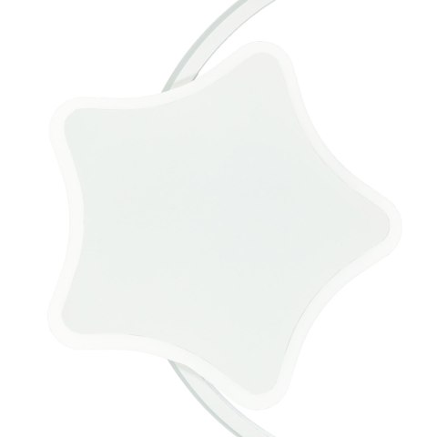 Lampa LED sufitowa plafon do pokoju dziecięcego ściemniana LUMELA + pilot księżyc biała Kik Sp. z o. o. Sp. k.