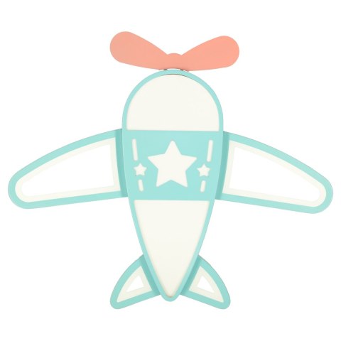 Lampa LED sufitowa plafon do pokoju dziecięcego ściemniana LUMELA + pilot samolot Kik Sp. z o. o. Sp. k.