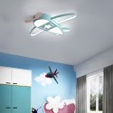 Lampa LED sufitowa plafon do pokoju dziecięcego ściemniana LUMELA + pilot samolot Kik Sp. z o. o. Sp. k.