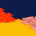 Mata sensoryczna puzzle montessori do masażu stóp 8 elementów kolorowe Kik Sp. z o. o. Sp. k.