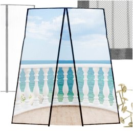 Moskitiera siatka magnetyczna LUARO na drzwi solidna mocny magnes 110x220cm Kik Sp. z o. o. Sp. k.