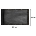 Osłona balkonowa LUARO mata maskująca siatka cieniująca na balkon taras 150g/m2 105x500cm UV Kik Sp. z o. o. Sp. k.