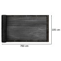 Osłona balkonowa LUARO mata maskująca siatka cieniująca na balkon taras 150g/m2 105x700cm UV + Trytytki Kik Sp. z o. o. Sp. k.
