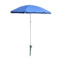 Parasol ogrodowy plażowy regulowany łamany składany UV 150cm niebieski Kik Sp. z o. o. Sp. k.