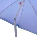 Parasol ogrodowy plażowy regulowany łamany składany UV 150cm niebieski Kik Sp. z o. o. Sp. k.
