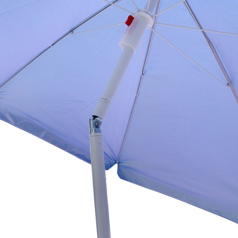 Parasol ogrodowy plażowy regulowany łamany składany UV 150cm niebieski Kik Sp. z o. o. Sp. k.