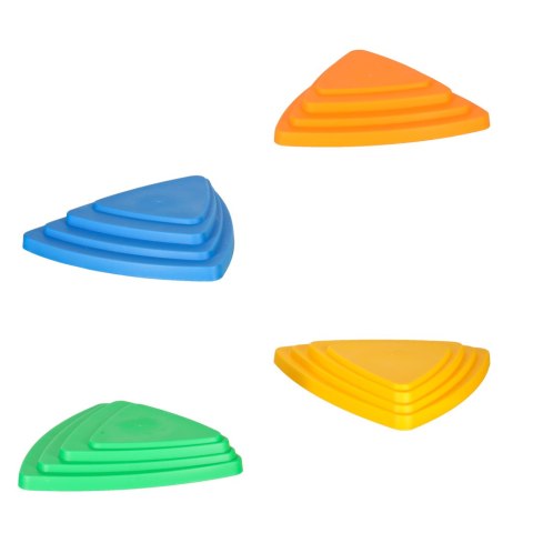 Ścieżka sensoryczna kamienie rzeczne do treningu równowagi podłoga to lawa gra 11 elementów kolorowa Kik Sp. z o. o. Sp. k.