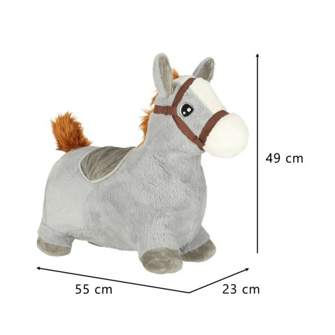 Skoczek dla dzieci do skakania z pompką gumowy koń konik Kik Sp. z o. o. Sp. k.