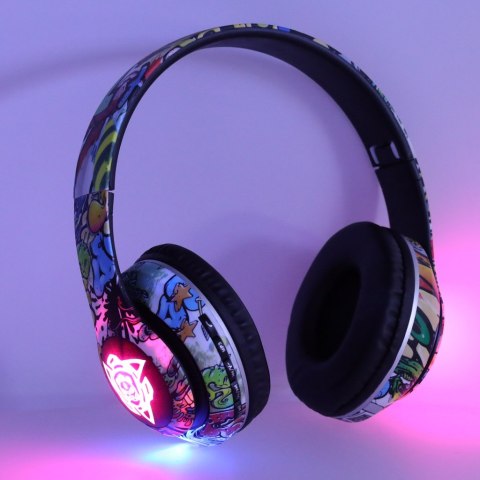 Słuchawki bezprzewodowe nauszne P35 Bluetooth LED Gaming Sport Kik Sp. z o. o. Sp. k. Słuchawki bezprzewodowe nauszne P35 Bluetooth LED Gaming Sport Kik Sp. z o. o. Sp. k.