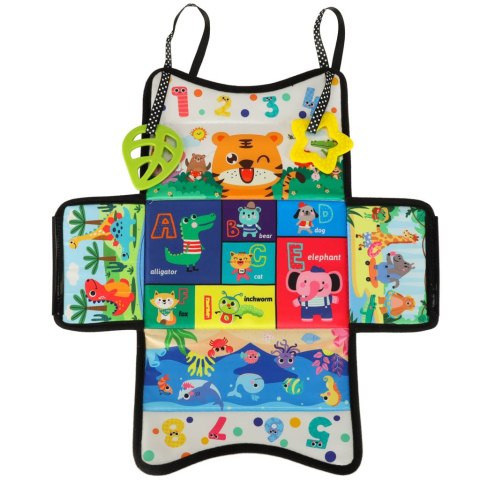 Sorter pudełko z chusteczkami sensoryczne montessori mata 2w1 Kik Sp. z o. o. Sp. k.