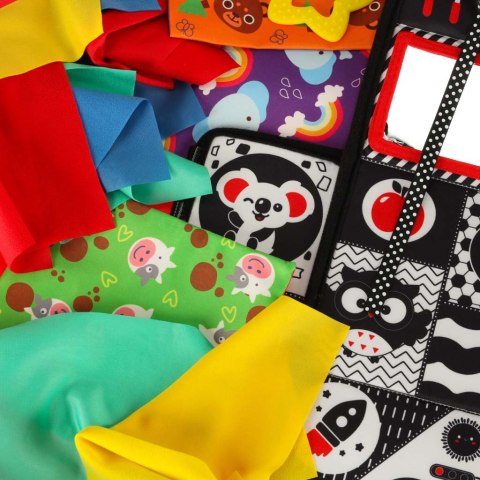 Sorter pudełko z chusteczkami sensoryczne montessori mata 2w1 Kik Sp. z o. o. Sp. k.