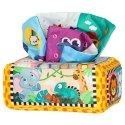 Sorter pudełko z chusteczkami sensoryczne montessori pluszowe cyfry litery Kik Sp. z o. o. Sp. k.